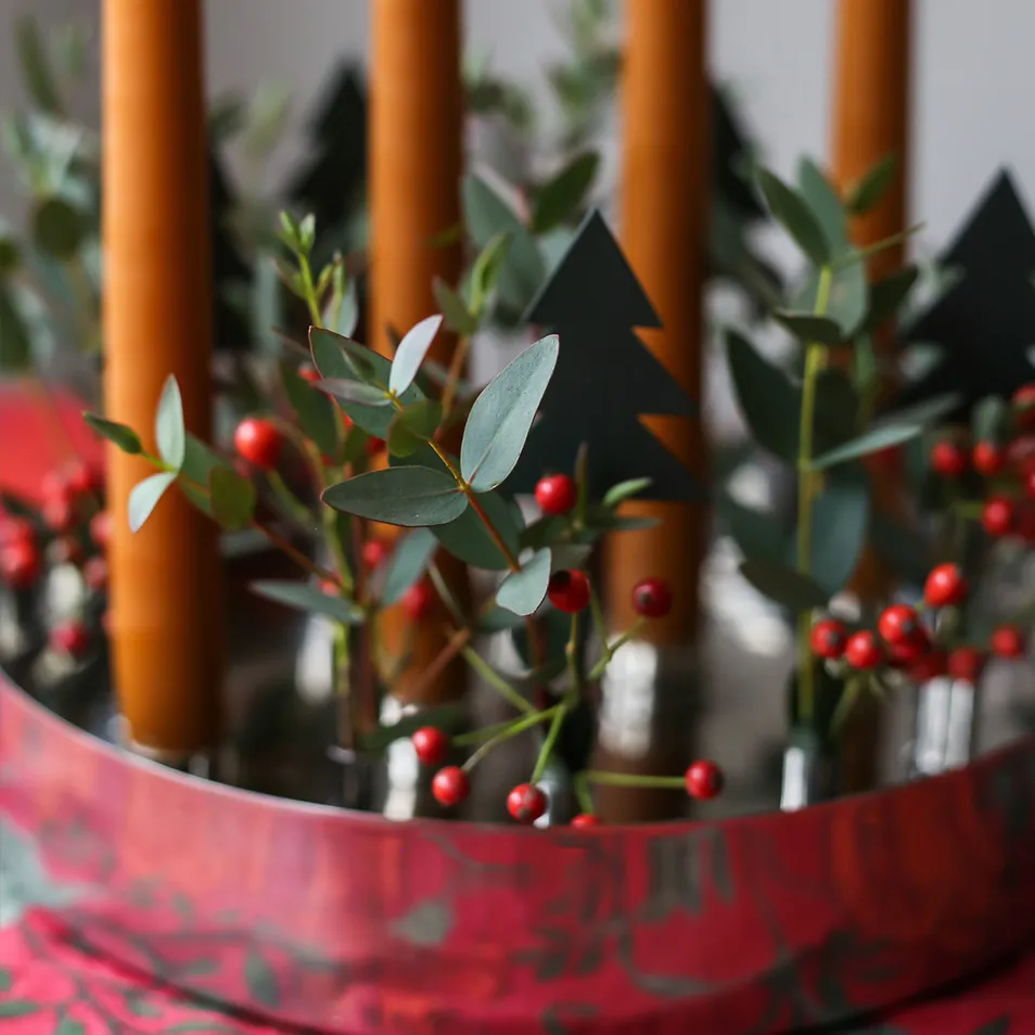 조이풀 대림절 캔들 홀더, Silver KLONG | 클롱