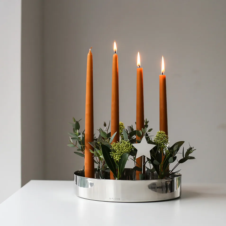조이풀 대림절 캔들 홀더, Silver KLONG | 클롱