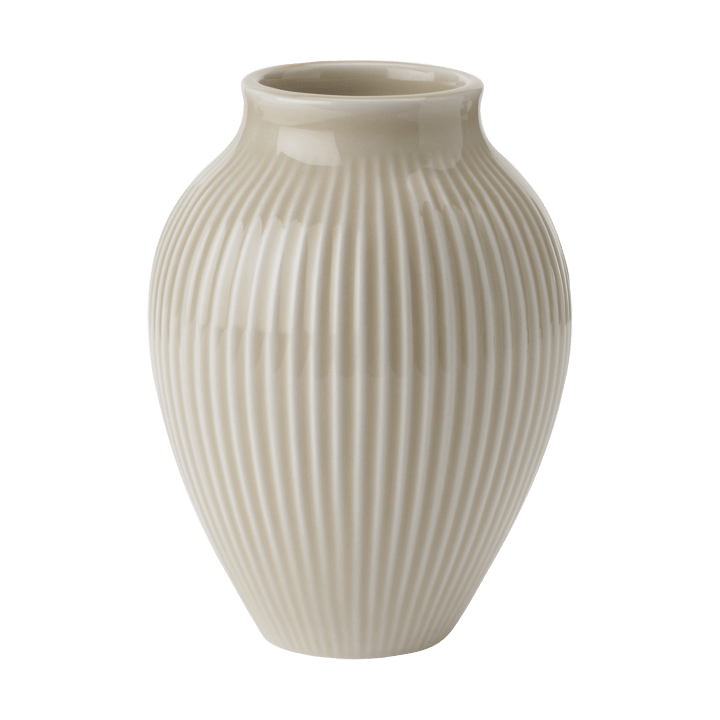 크납스트럽 화병 립드 12.5 cm - Ripple sand - Knabstrup Keramik | 크납스트럽 세라믹