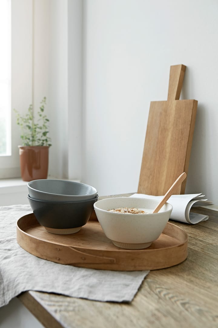 컬러잇 보울 Ø14 cm, Dark grey Knabstrup Keramik | 크납스트럽 세라믹