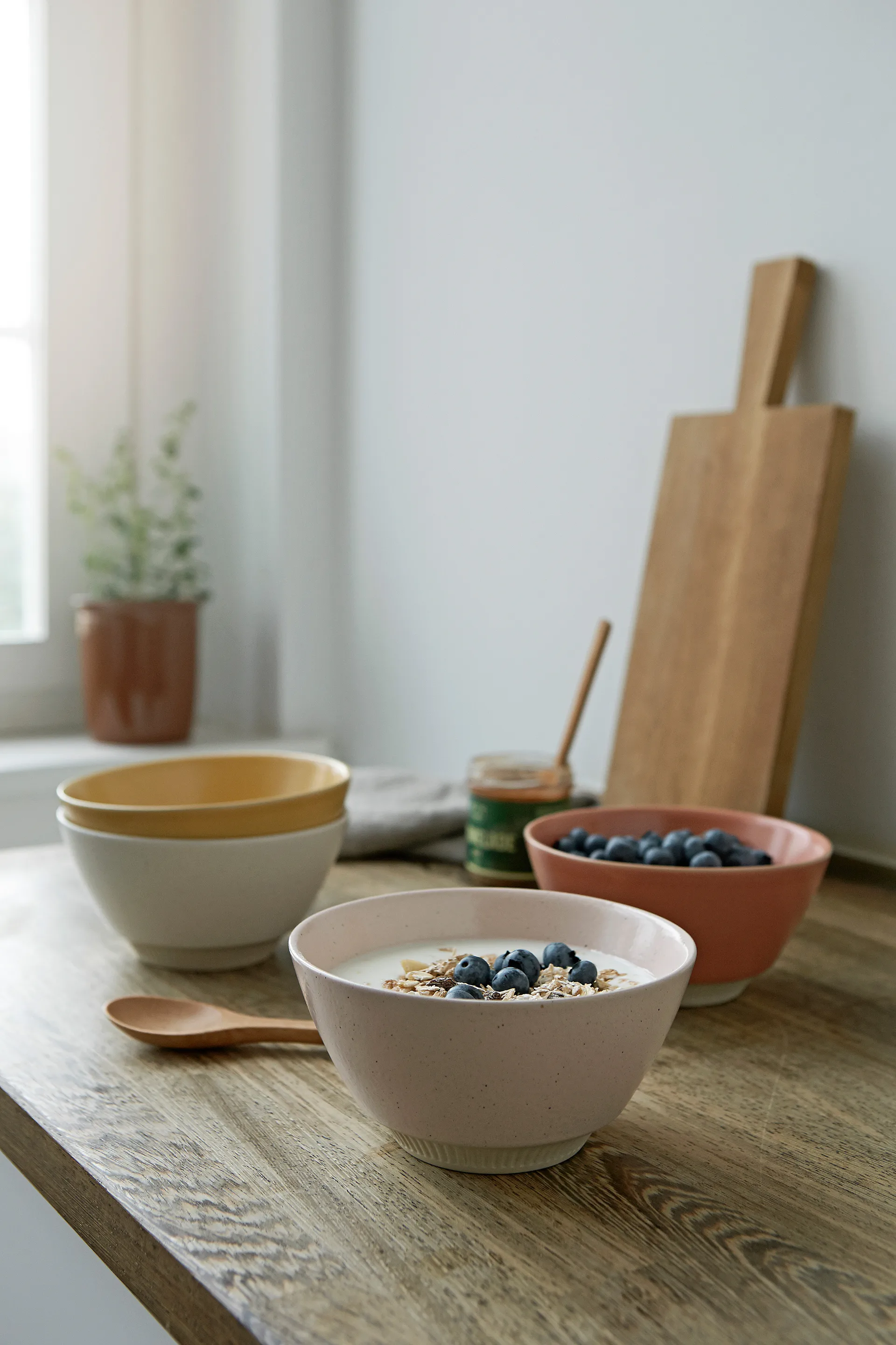 컬러잇 보울 Ø14 cm, Pink Knabstrup Keramik | 크납스트럽 세라믹