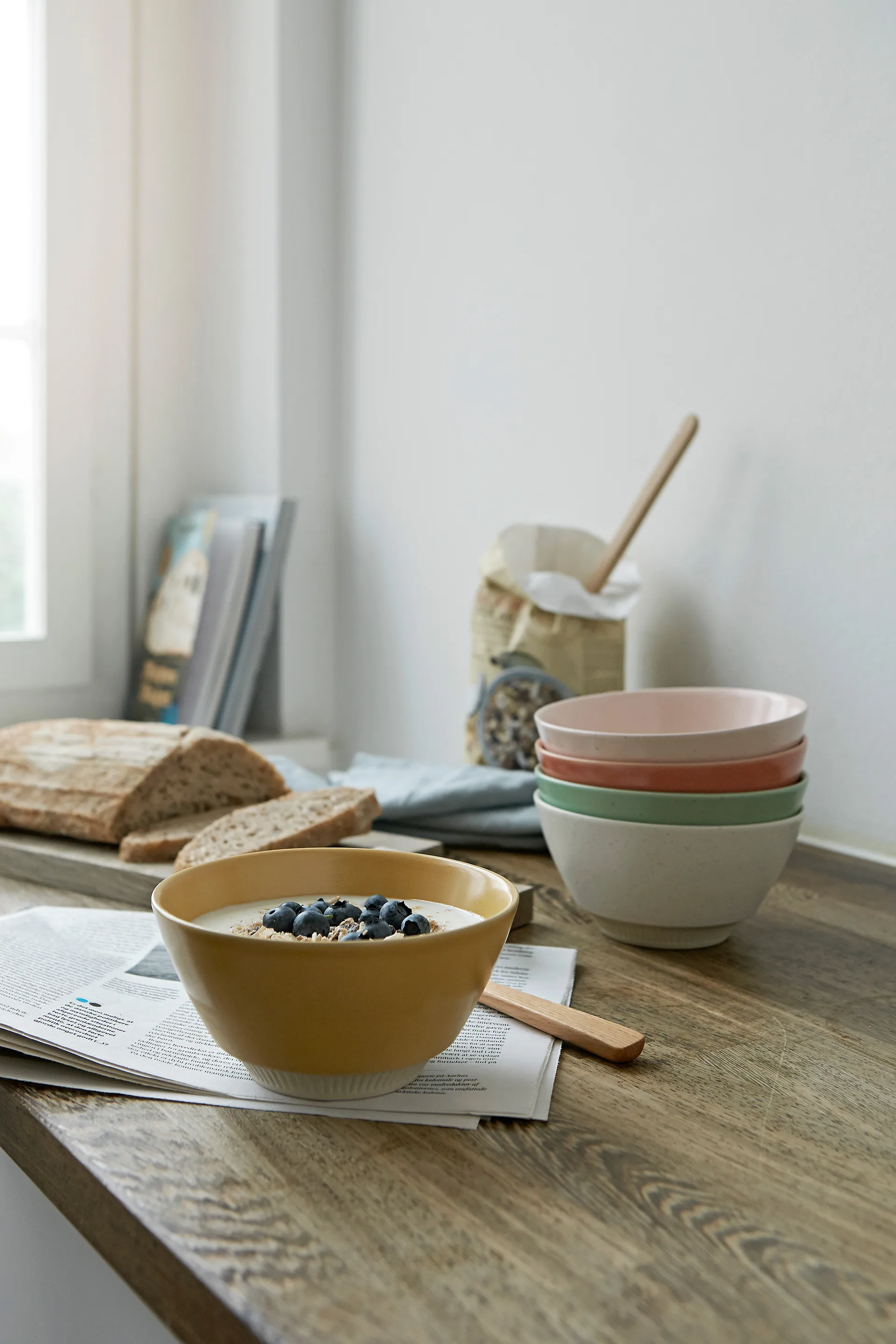 컬러잇 보울 Ø14 cm, Pink Knabstrup Keramik | 크납스트럽 세라믹