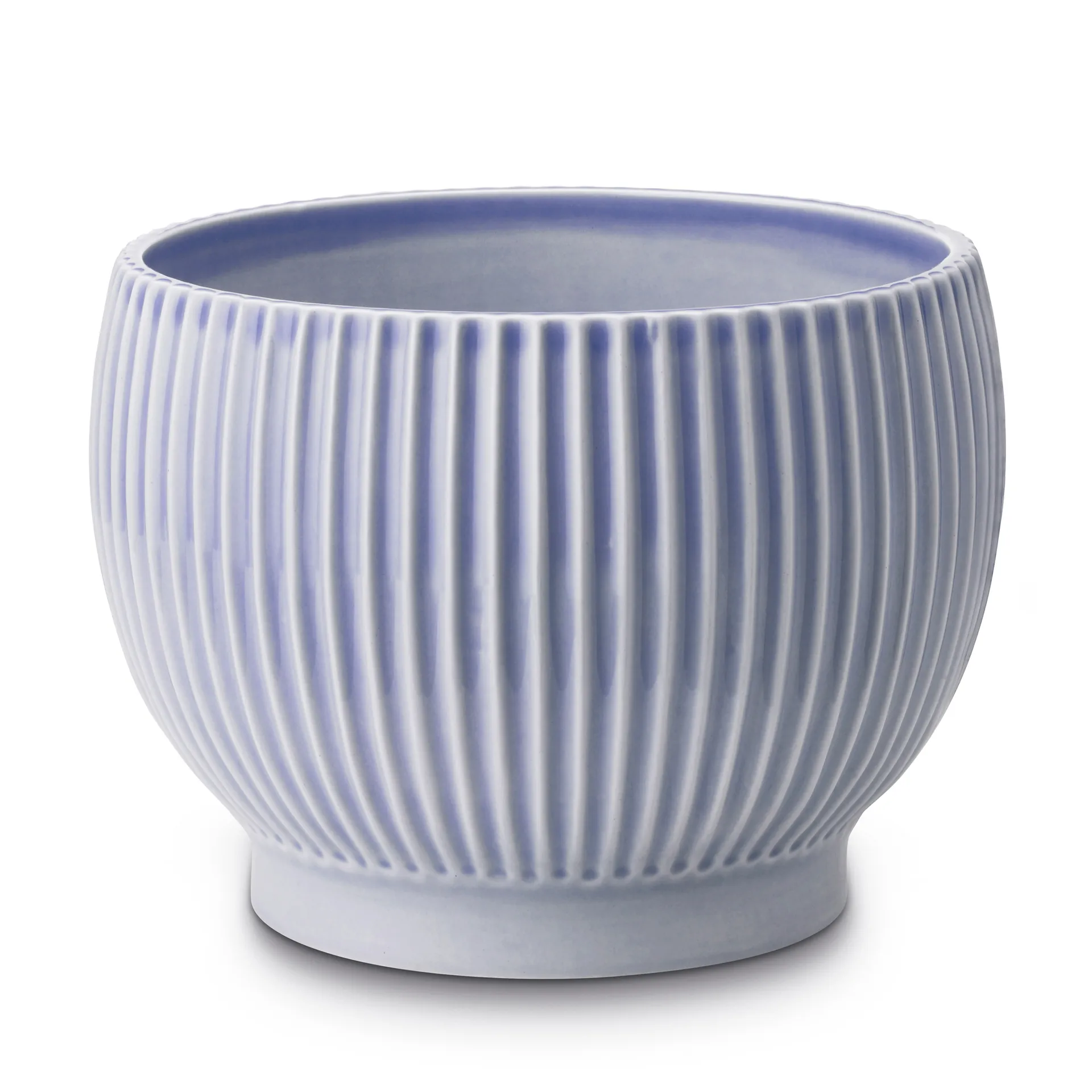 크납스트럽 화분 플루티드 Ø14.5 cm, Lavender blue Knabstrup Keramik | 크납스트럽 세라믹