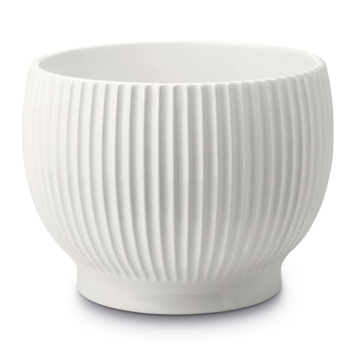 크납스트럽 화분 플루티드 Ø14.5 cm, White Knabstrup Keramik | 크납스트럽 세라믹