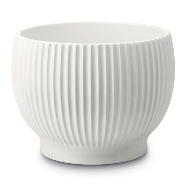 크납스트럽 화분 플루티드 Ø14.5 cm - White - Knabstrup Keramik | 크납스트럽 세라믹