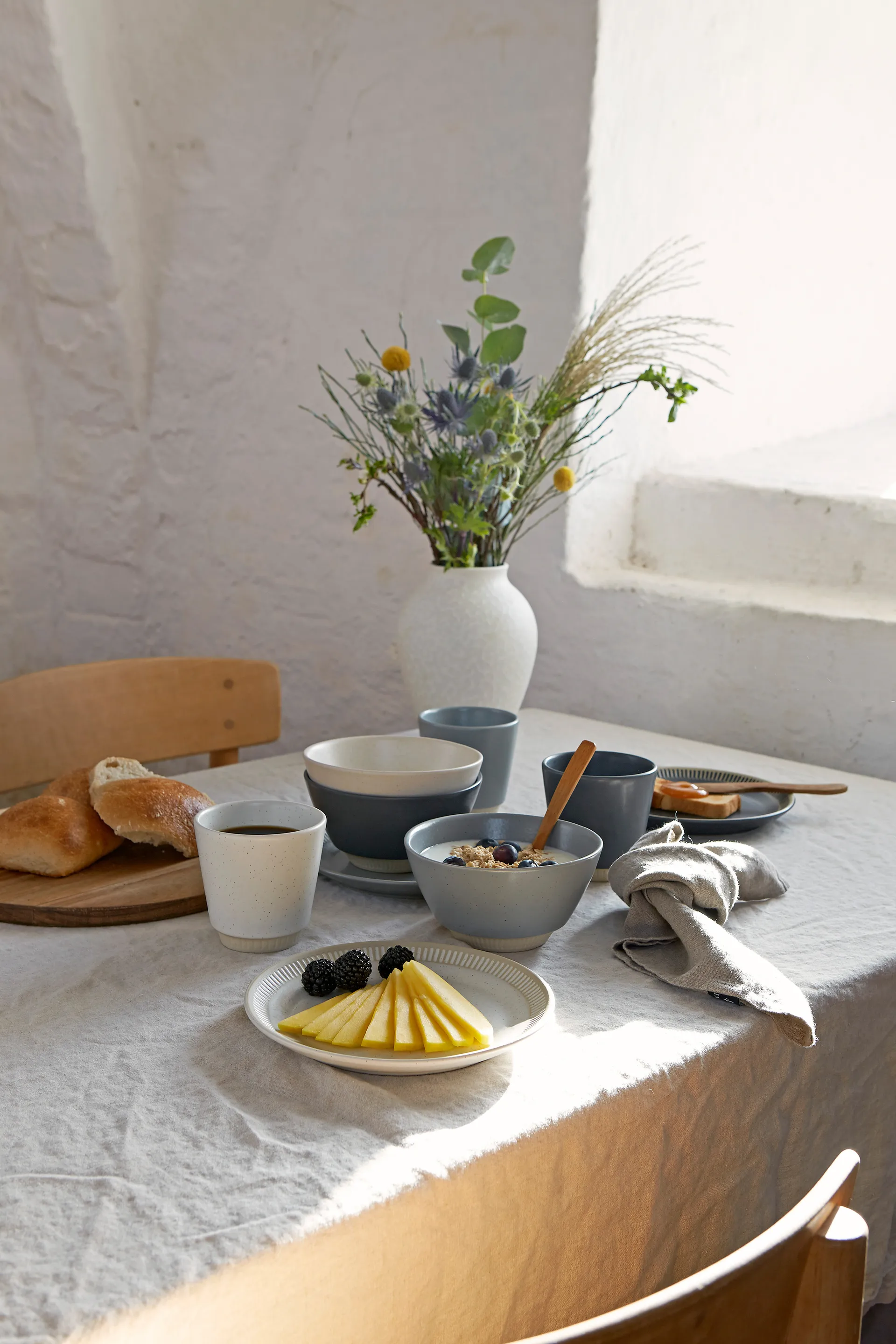 컬러잇 접시 Ø19 cm, Sand Knabstrup Keramik | 크납스트럽 세라믹