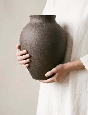 크납스트럽 화병 20 cm - Bark - Knabstrup Keramik | 크납스트럽 세라믹