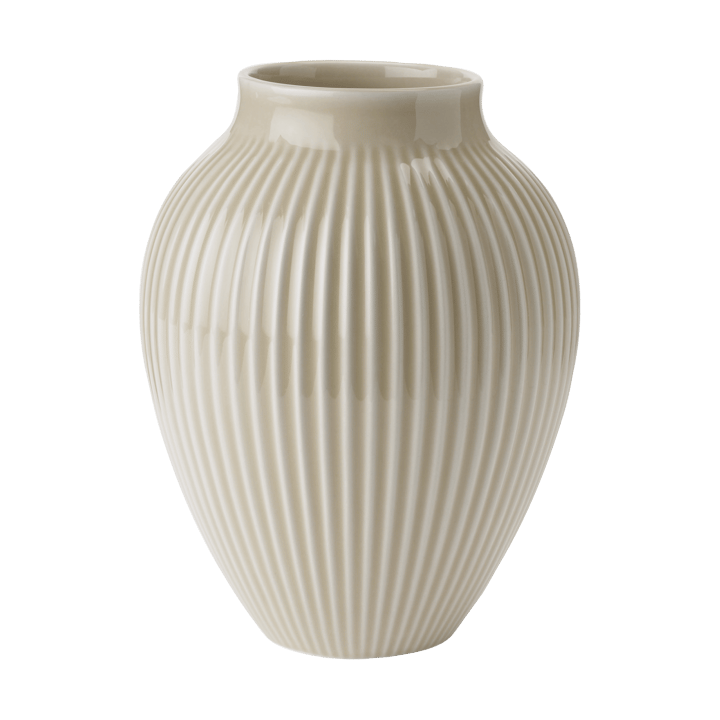 크납스트럽 화병 립드 20 cm - Ripple sand - Knabstrup Keramik | 크납스트럽 세라믹