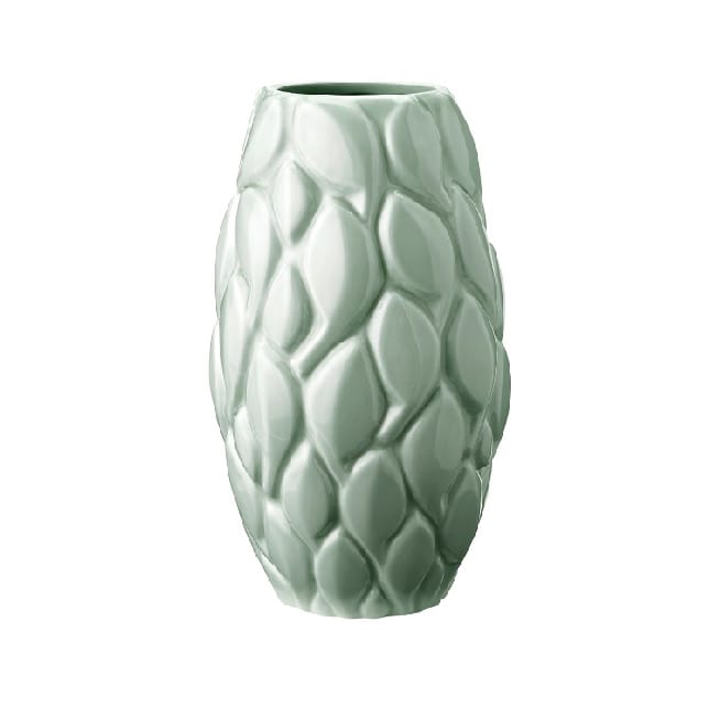 리프 화병 21 cm - Celadon - Knabstrup Keramik | 크납스트럽 세라믹