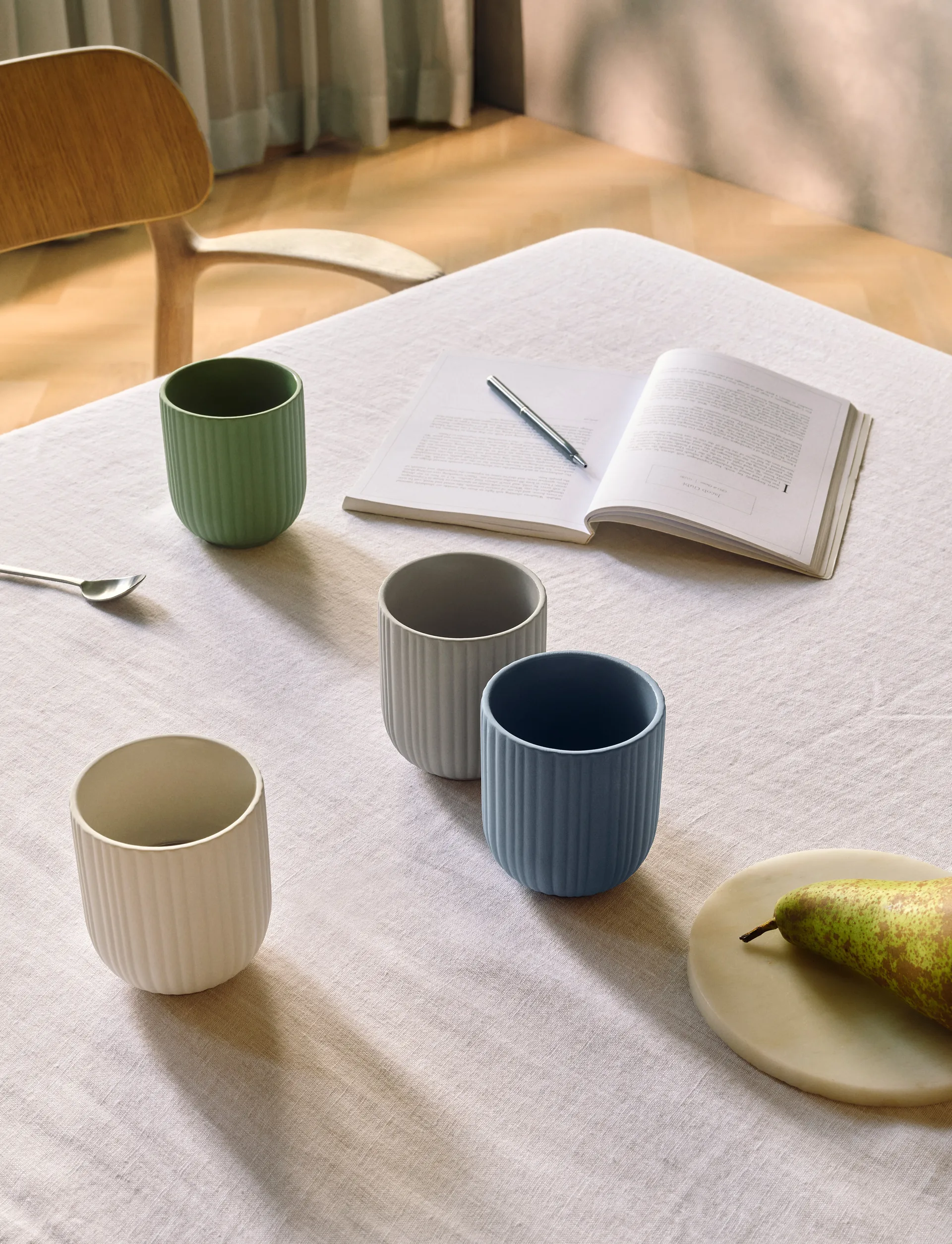 베르다 머그 25 cl, Dusty blue Knabstrup Keramik | 크납스트럽 세라믹