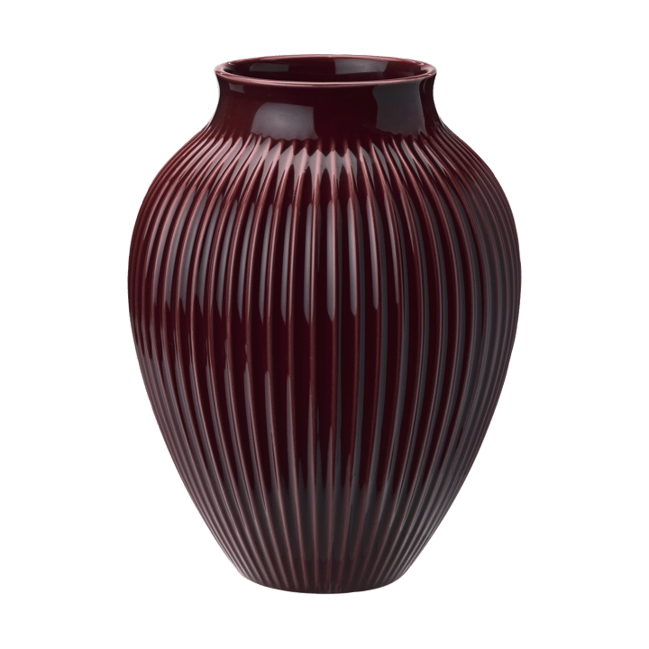 크납스트럽 화병 리브드 27 cm - Berry - Knabstrup Keramik | 크납스트럽 세라믹