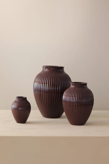크납스트럽 화병 리브드 27 cm - Berry - Knabstrup Keramik | 크납스트럽 세라믹