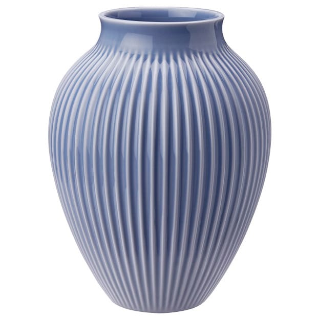 크납스트럽 화병 립드 27 cm - lavender blue - Knabstrup Keramik | 크납스트럽 세라믹