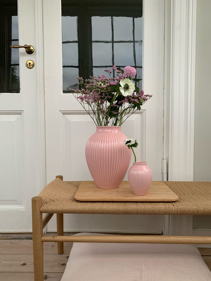 크납스트럽 화병 리브드 27 cm, Pink Knabstrup Keramik | 크납스트럽 세라믹