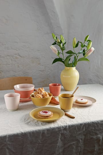 크납스트럽 화병 리브드 27 cm - Yellow - Knabstrup Keramik | 크납스트럽 세라믹