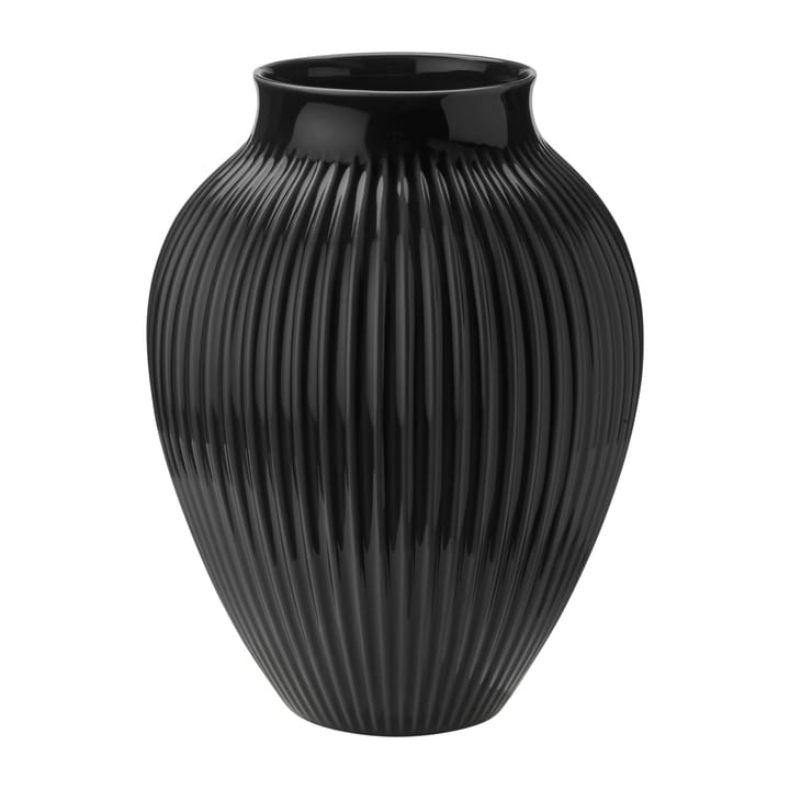 크납스트럽 화병 플루티드 35 cm - Black - Knabstrup Keramik | 크납스트럽 세라믹
