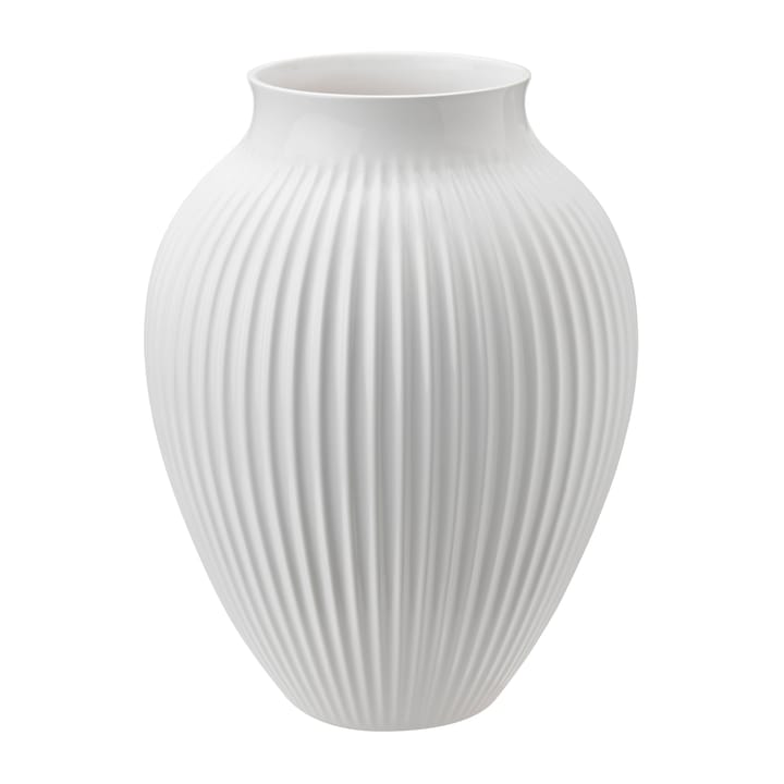 크납스트럽 화병 플루티드 35 cm - White - Knabstrup Keramik | 크납스트럽 세라믹
