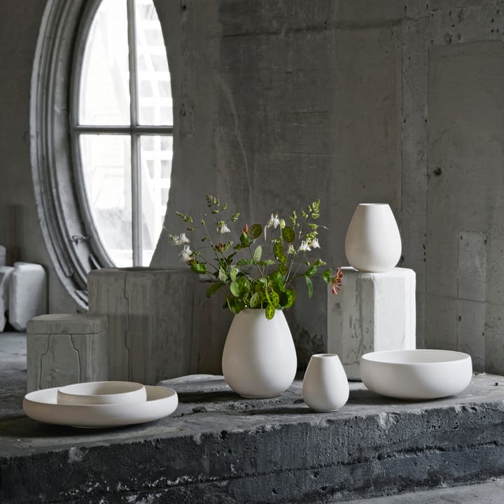 어스 소서 38 cm, Lime stone white Knabstrup Keramik | 크납스트럽 세라믹