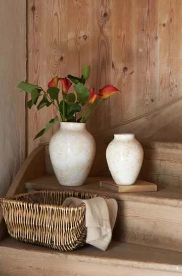 크납스트럽 화병 Natura 27 cm - White-light brown - Knabstrup Keramik | 크납스트럽 세라믹