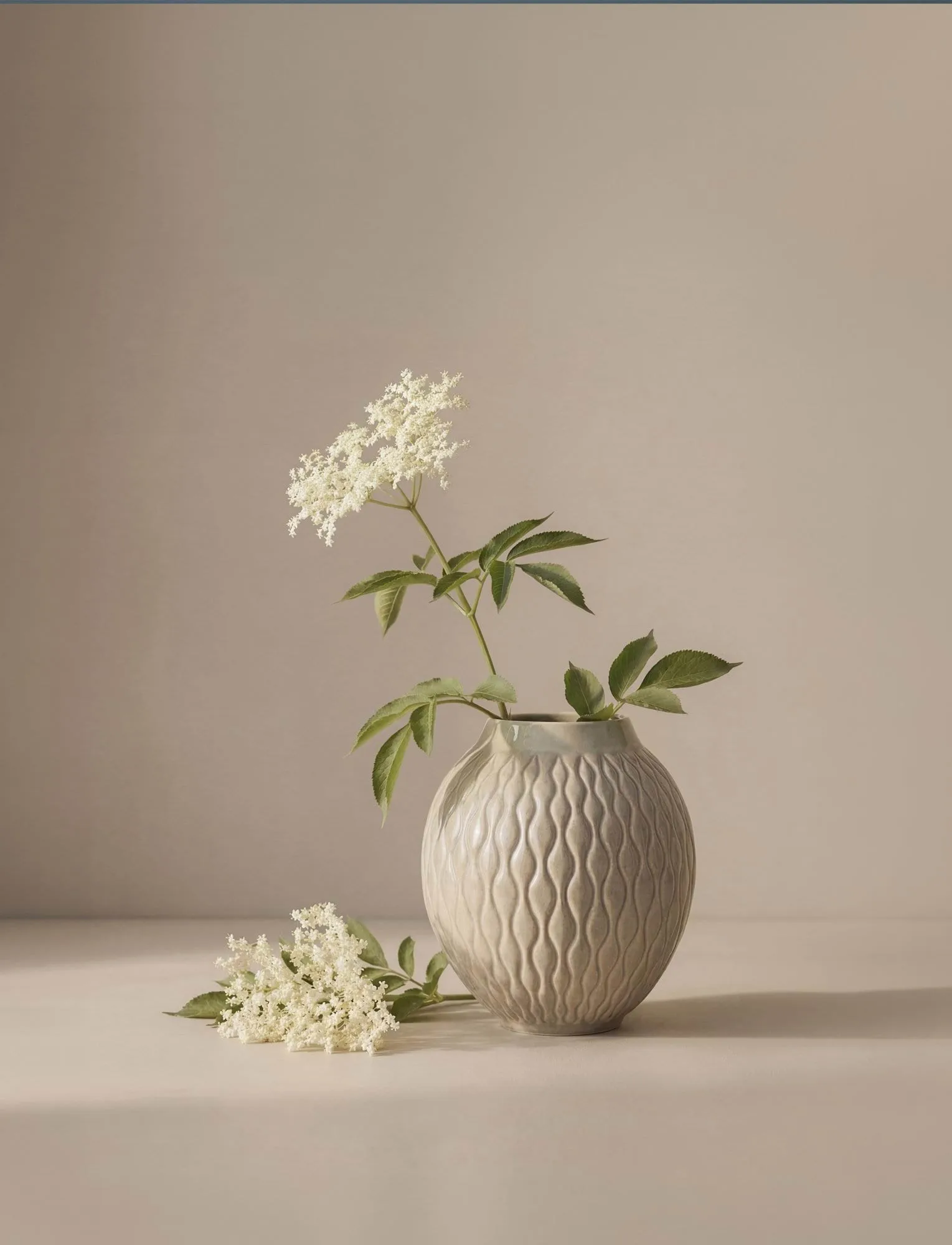 Solum 화병, Ash, 24 cm Knabstrup Keramik | 크납스트럽 세라믹