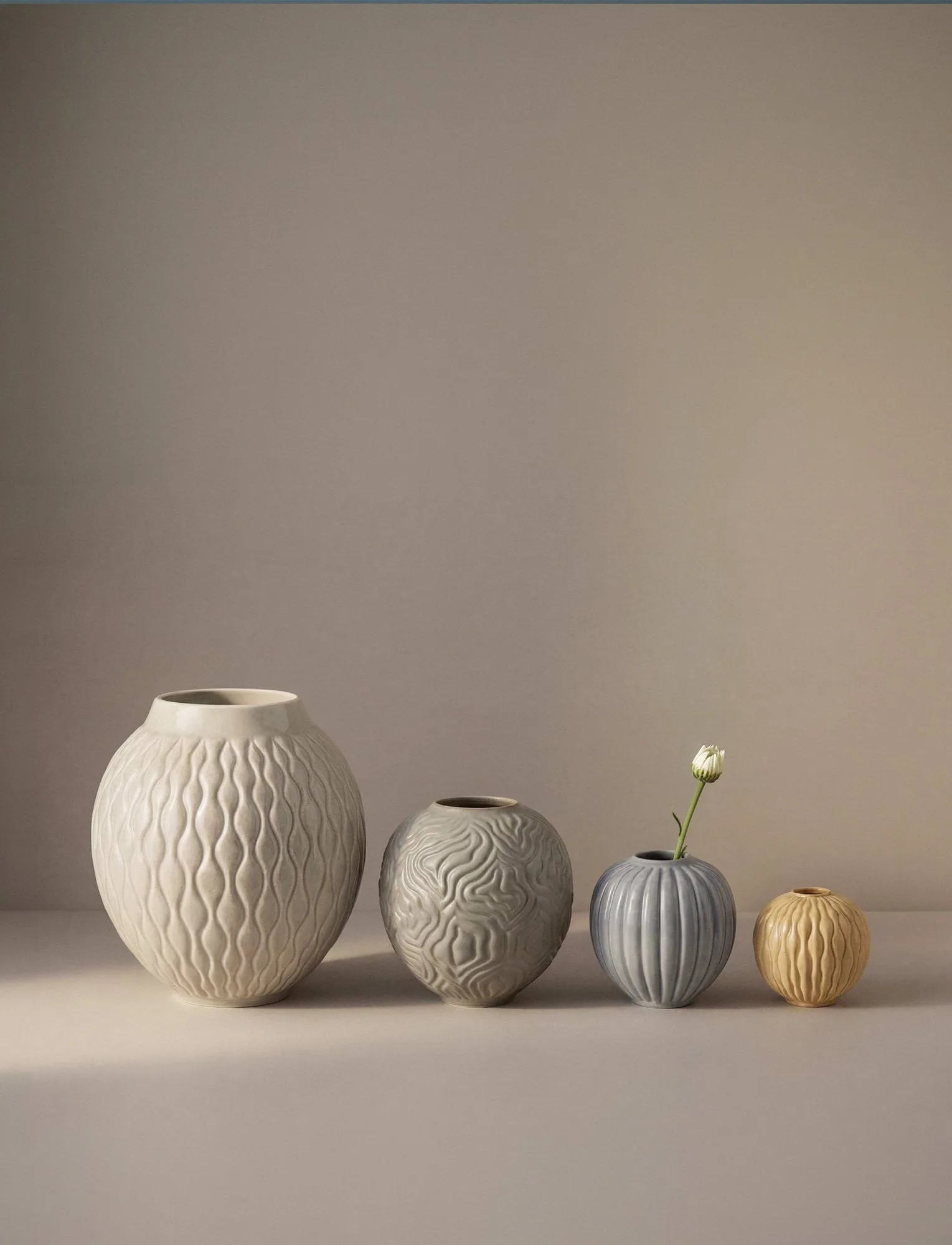 Solum 화병, Ash, 24 cm Knabstrup Keramik | 크납스트럽 세라믹