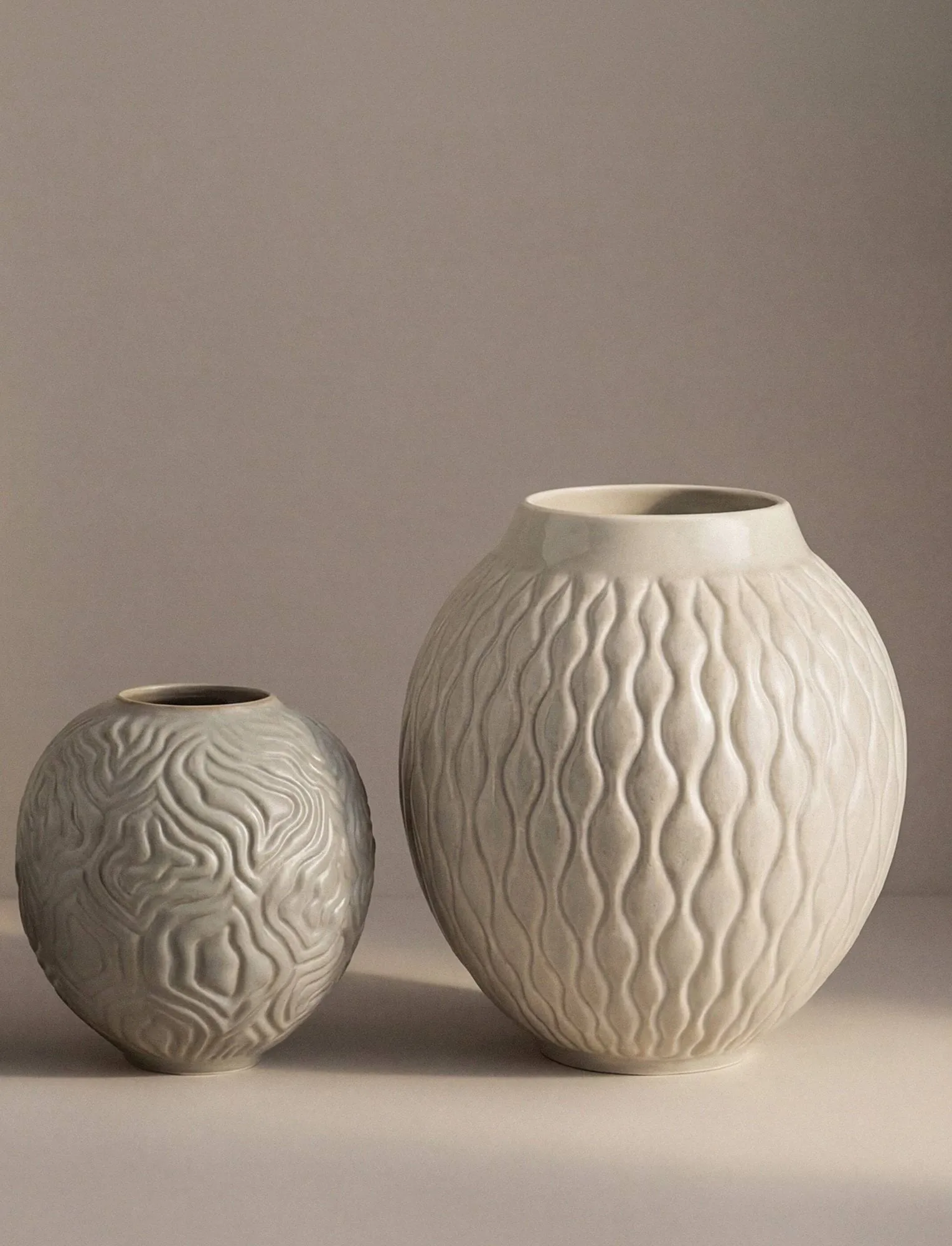 Solum 화병, Ash, 24 cm Knabstrup Keramik | 크납스트럽 세라믹