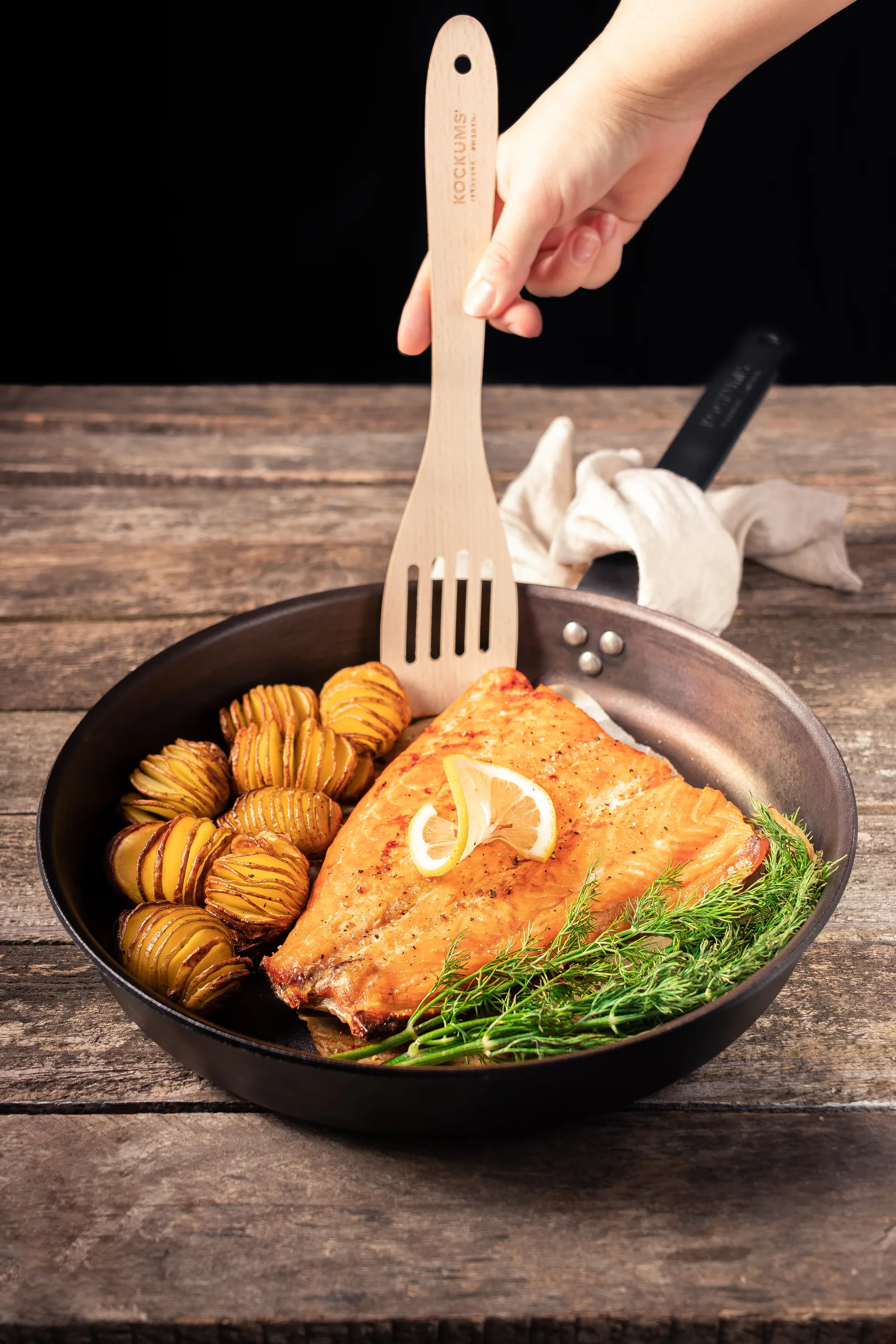 코큠스 웍 스페이드 & 홀 30 cm, Beech Kockums Jernverk |코쿰스 예른베르크