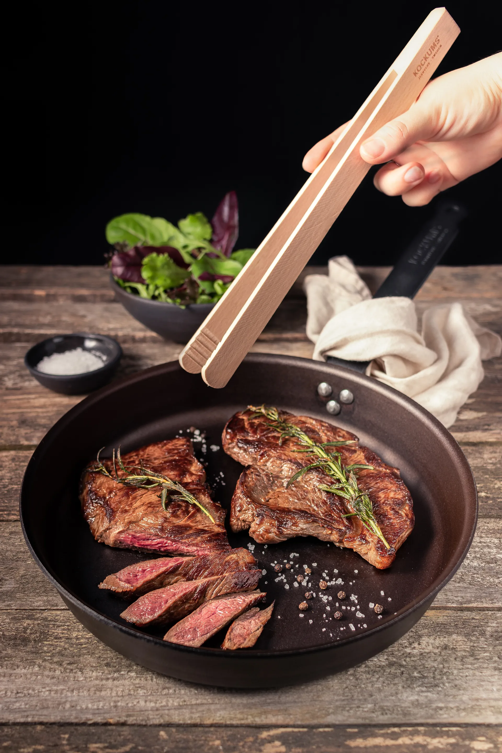 코큠스 스테이크 플라이어 30 cm, Beech Kockums Jernverk |코쿰스 예른베르크