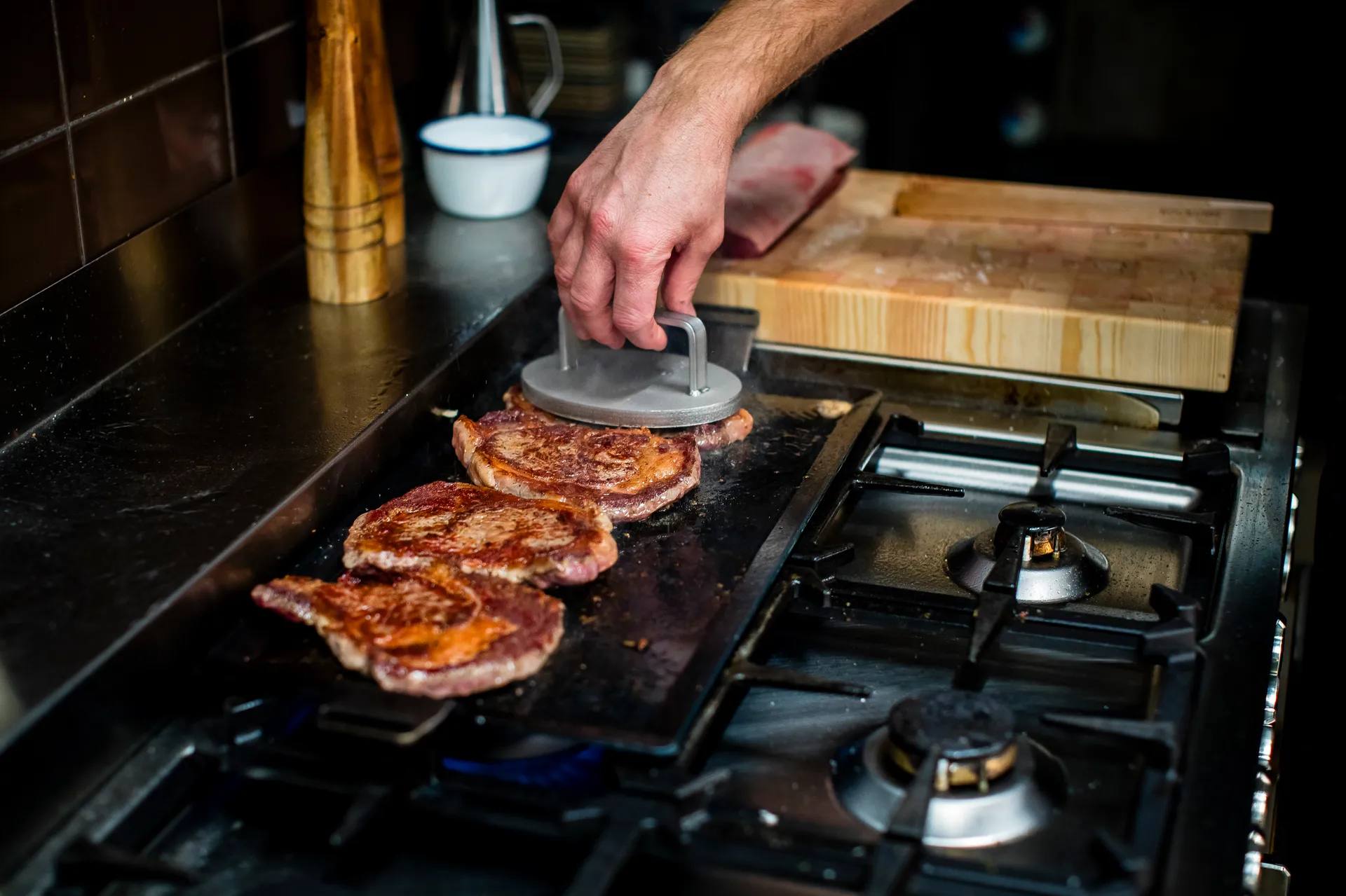 프라잉 테이블 4 mm 카본 스틸, Frying surface 45x22 cm Kockums Jernverk |코쿰스 예른베르크
