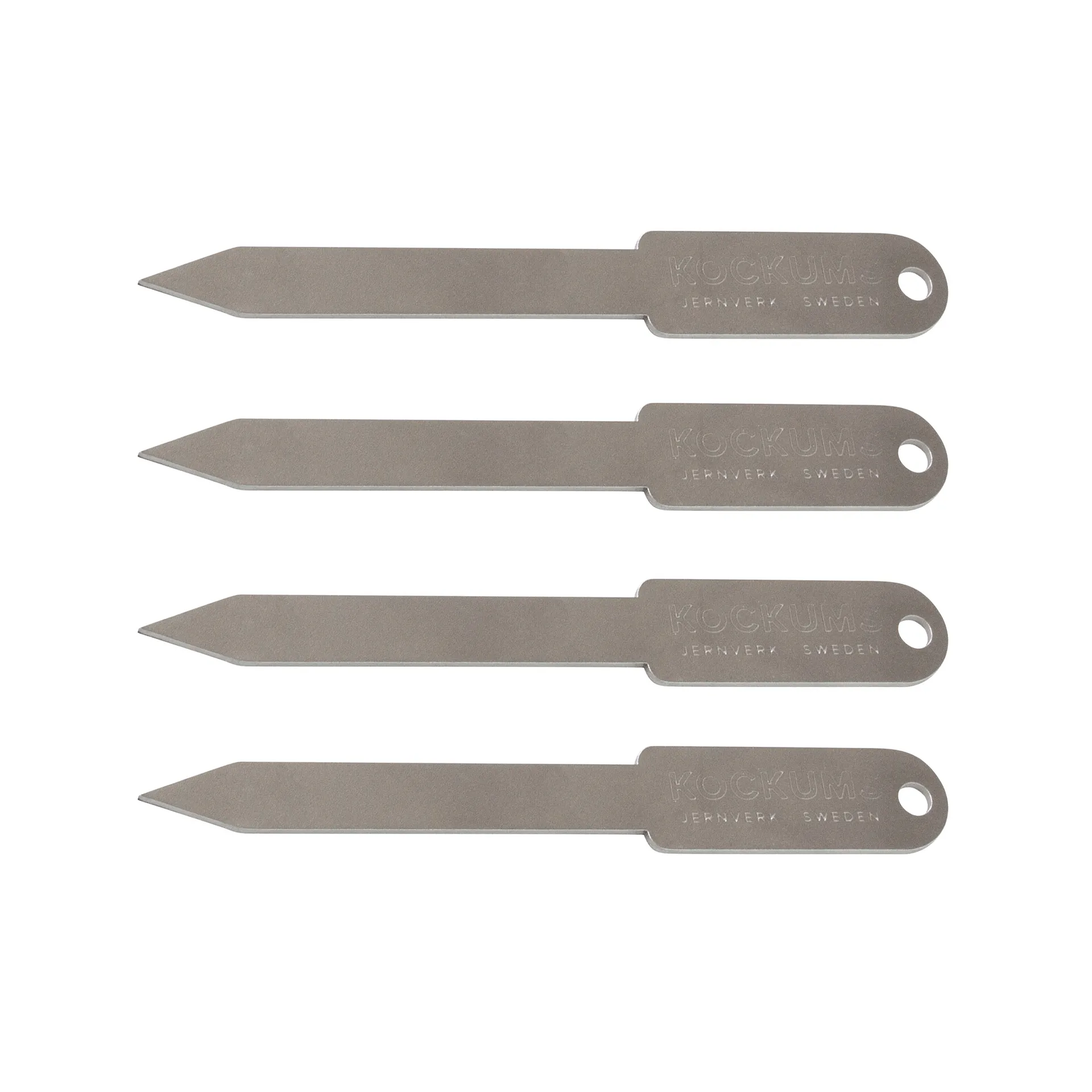 코큠스 버거스틱 4개 세트, Stainless steel Kockums Jernverk |코쿰스 예른베르크