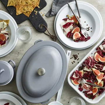 Kockums Paket 딥플레이트 22 cm 4개 세트 - kockums grey - Kockums Jernverk |코쿰스 예른베르크