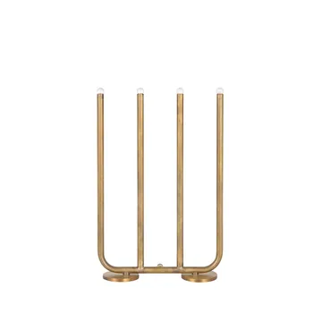 디셈버 4 캔들스틱 - Raw brass - Konsthantverk