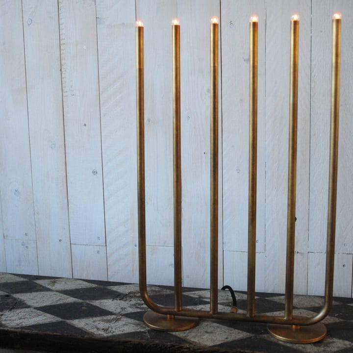 디셈버 6 캔들스틱, Raw brass Konsthantverk