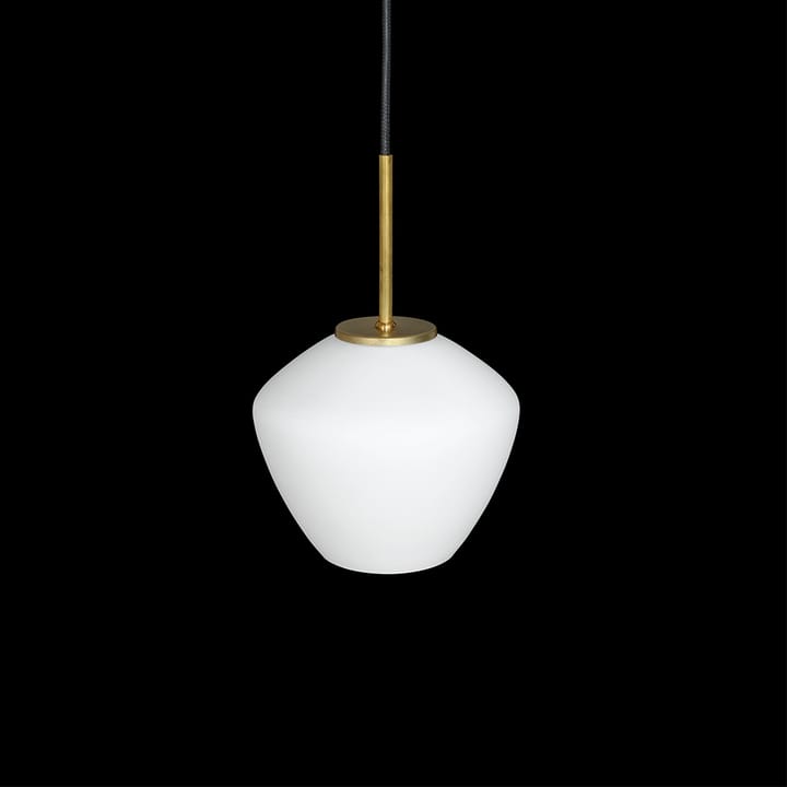 DK 1-로우 펜던트 조명, Black/opal Konsthantverk
