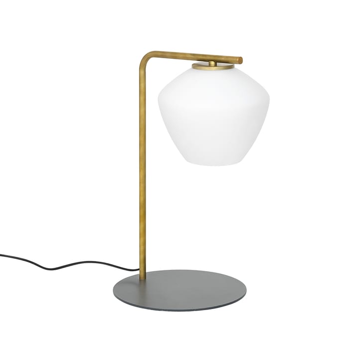 DK 테이블 조명, Raw brass/matte white Konsthantverk