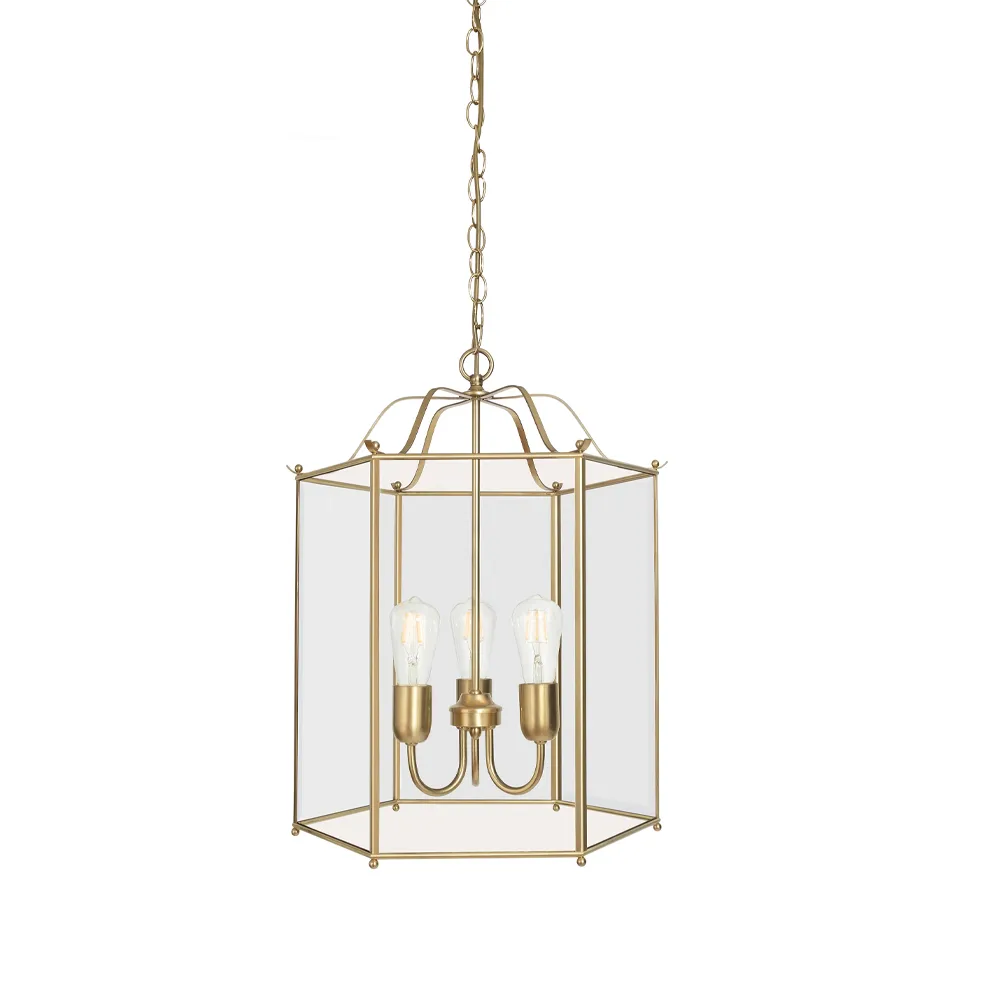 Glimminge 3 펜던트 Ø41 cm, Brass Konsthantverk