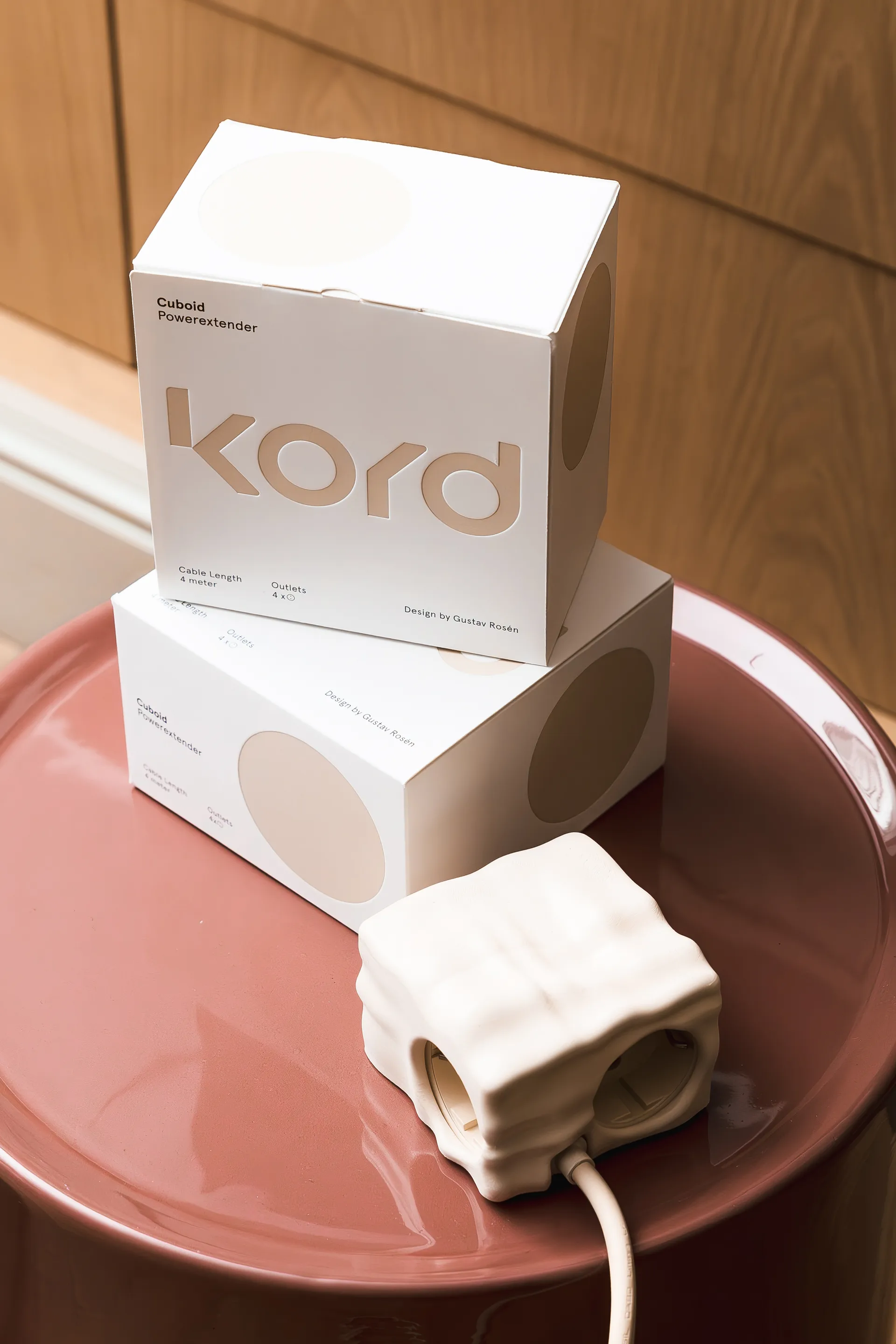 Cumulus+ 큐보이드 멀티탭용 쉘 케이스, Beige Kord | 코드