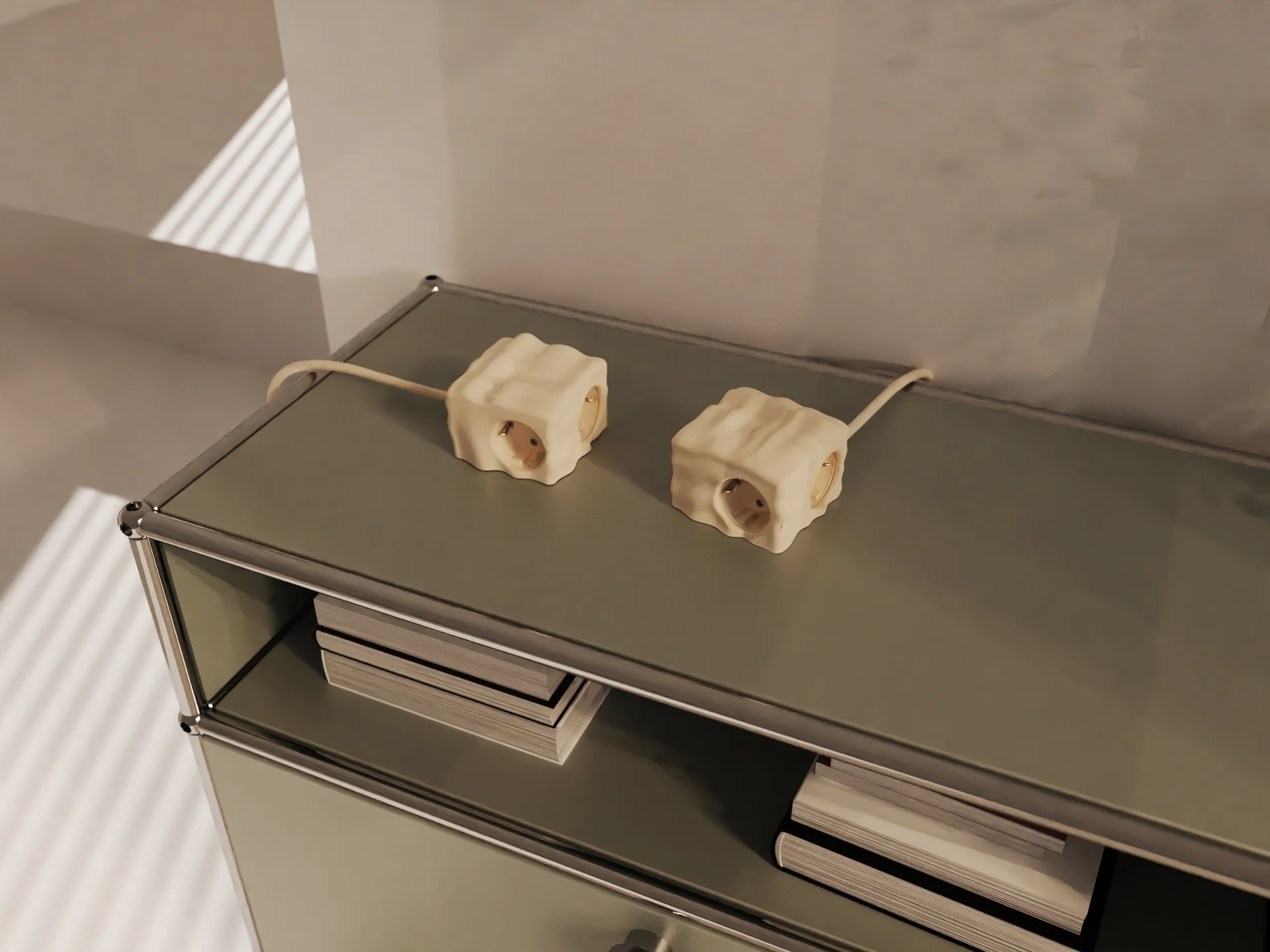 Cumulus+ 큐보이드 멀티탭용 쉘 케이스, Beige Kord | 코드