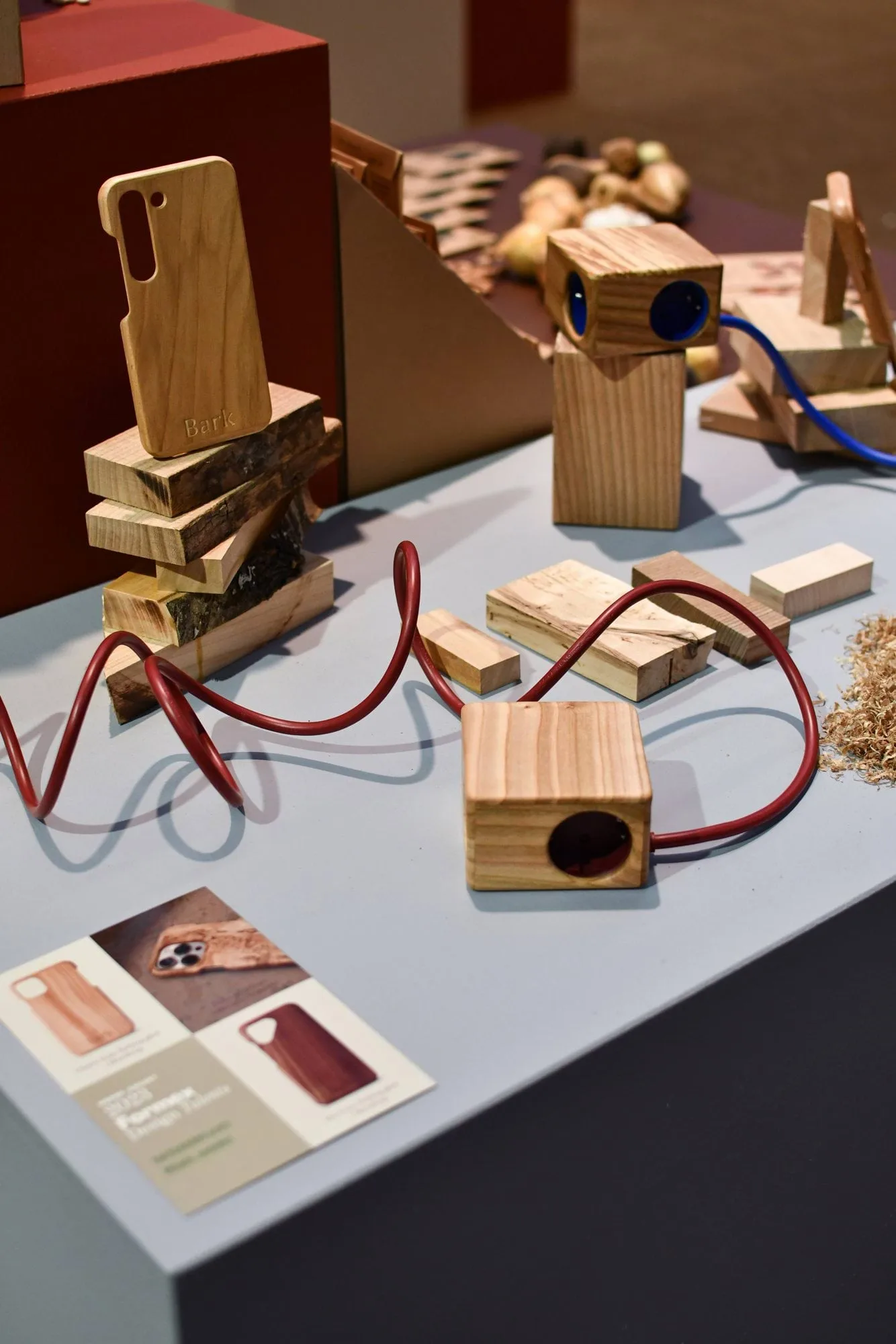 Kord x Bark woodencase 케이스, Cuboid+ 멀티탭용, Bark Kord