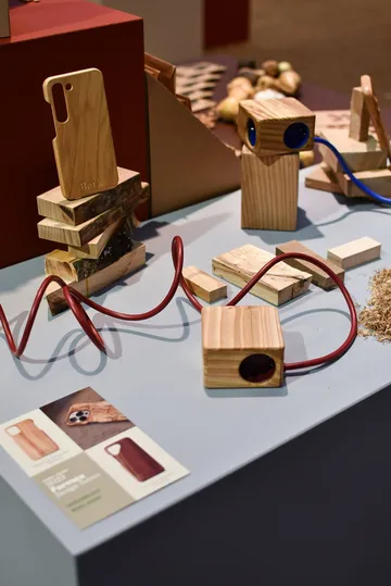 Kord x Bark woodencase 케이스, Cuboid+ 멀티탭용 - Bark - Kord