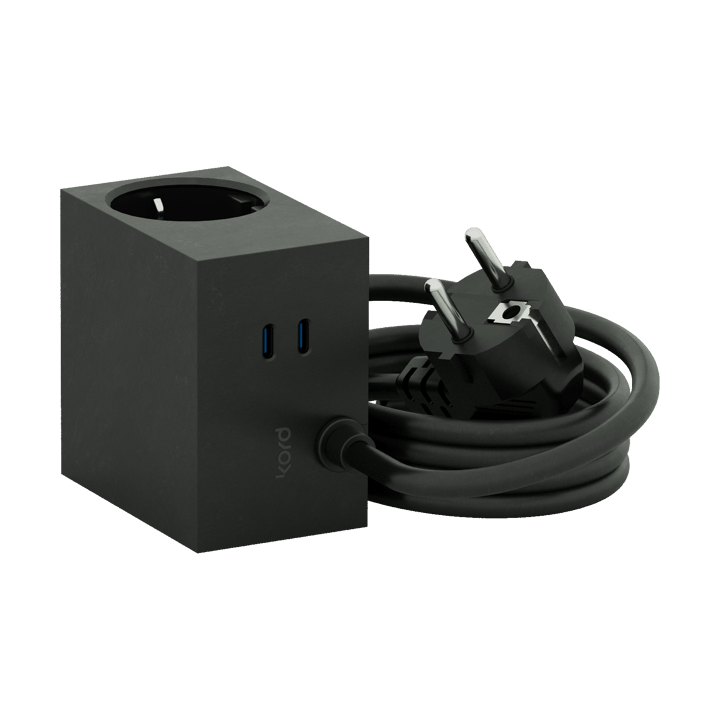 큐보이드+ 아울렛 USB-C 30W 2 m, Black Kord | 코드