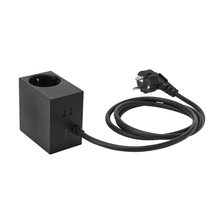 큐보이드+ 아울렛 USB-C 30W 2 m, Black Kord | 코드