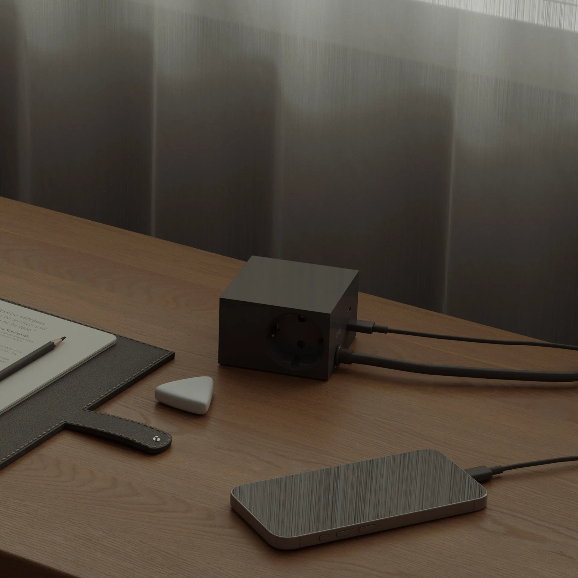 큐보이드+ 아울렛 USB-C 30W 2 m, Black Kord | 코드