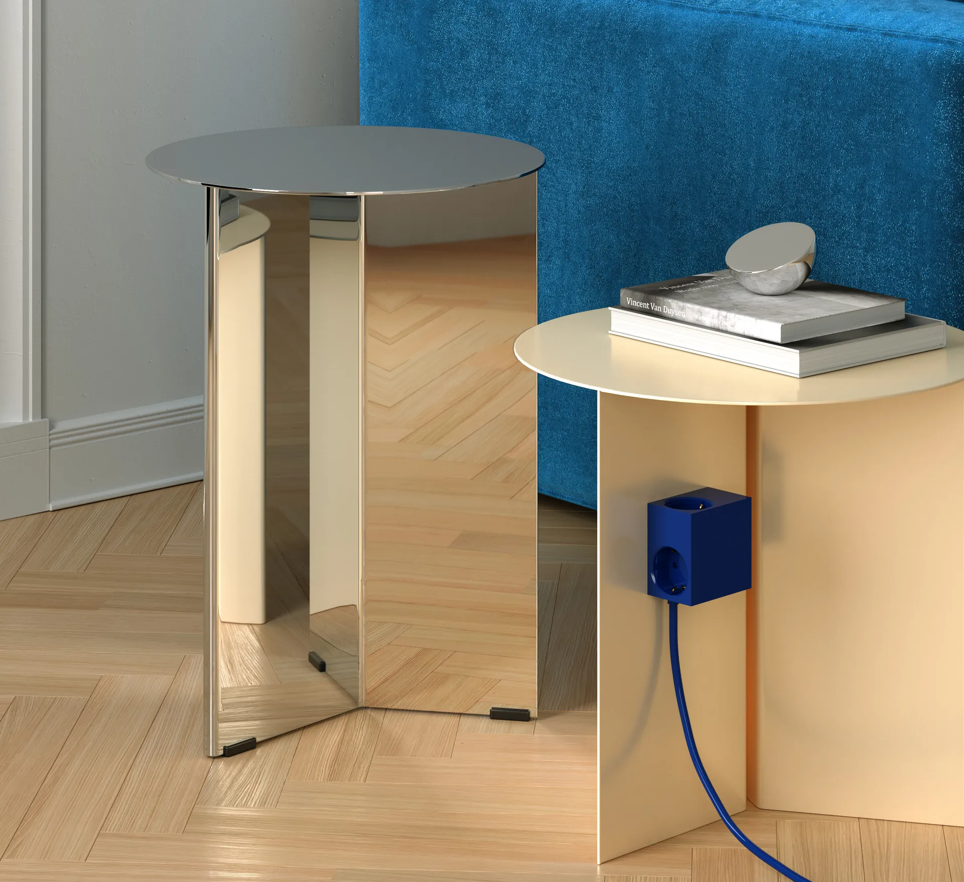 큐보이드+ 아울렛 USB-C 30W 2 m, Catalina Blue Kord | 코드