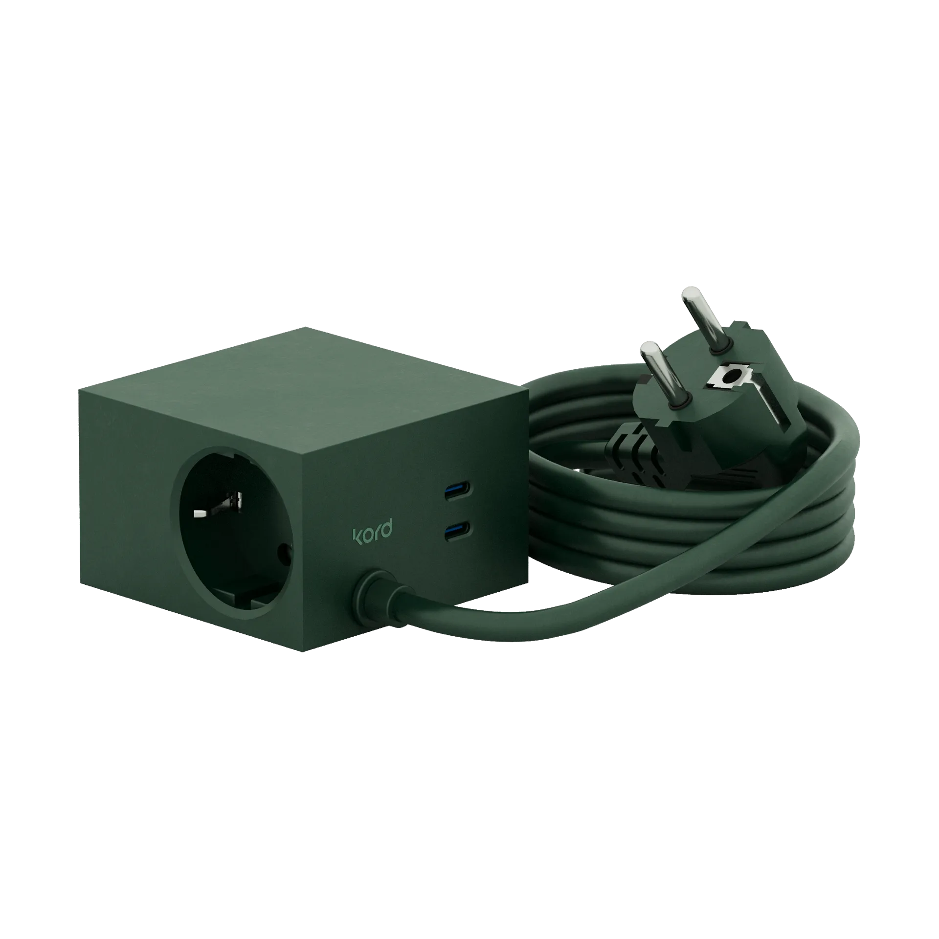 큐보이드+ 아울렛 USB-C 30W 2 m, Dark Green Kord | 코드