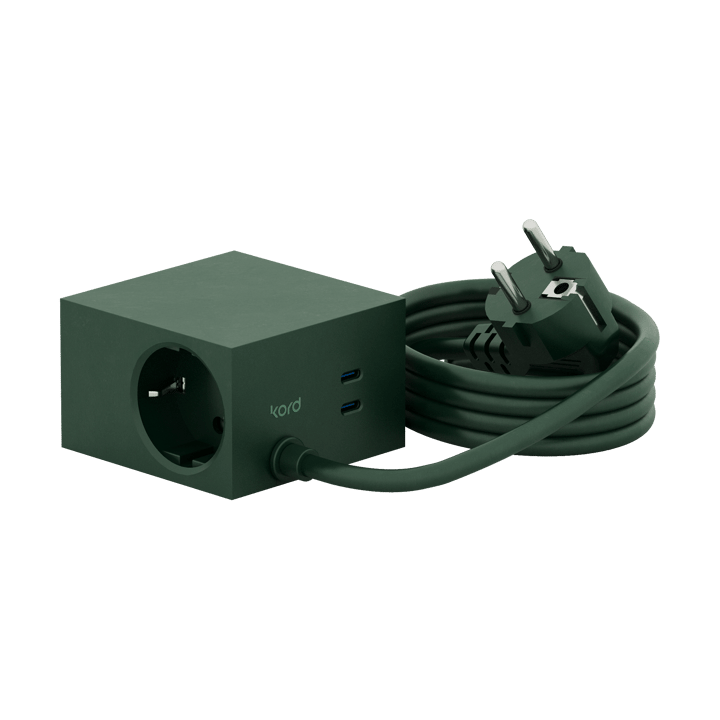 큐보이드+ 아울렛 USB-C 30W 2 m - Dark Green - Kord | 코드