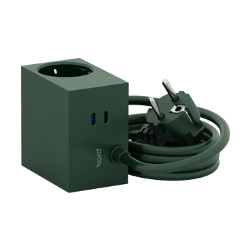 큐보이드+ 아울렛 USB-C 30W 2 m - Dark Green - Kord | 코드