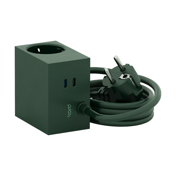 큐보이드+ 아울렛 USB-C 30W 2 m, Dark Green Kord | 코드