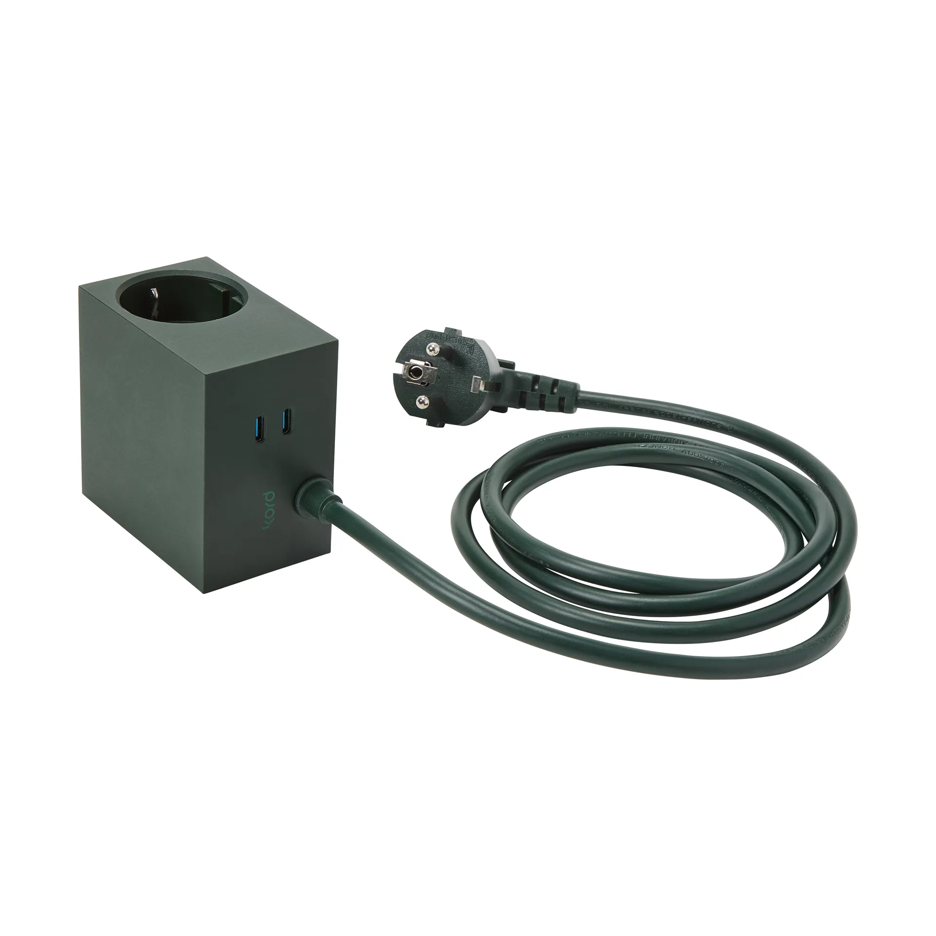 큐보이드+ 아울렛 USB-C 30W 2 m, Dark Green Kord | 코드