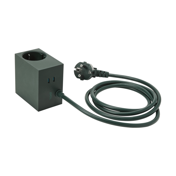 큐보이드+ 아울렛 USB-C 30W 2 m, Dark Green Kord | 코드